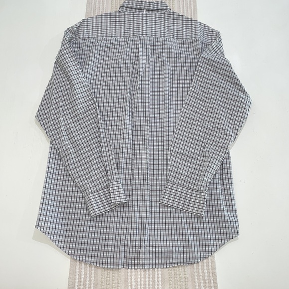 HSM plaid dress shirt. Men’s L. Slim fit. Like new condition. 100% cotton. Nice! - Picture 5 of 9